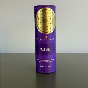 Young Living Valor Roll-On in Purple and Gold